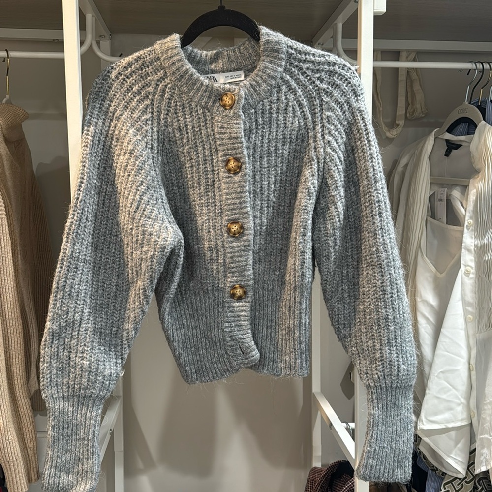 Grey Zara Cardigan